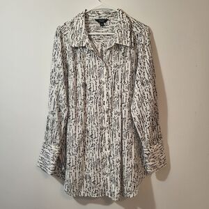 Simply Vera Vera Yang XXL Long Sleeve Dress Shirt